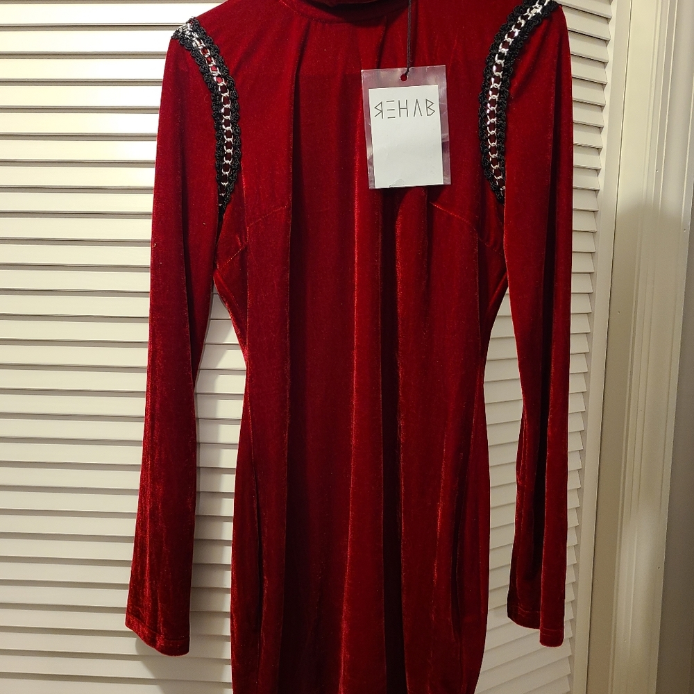 Rehab Velvet Dress